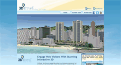 Desktop Screenshot of 3dtravel.com
